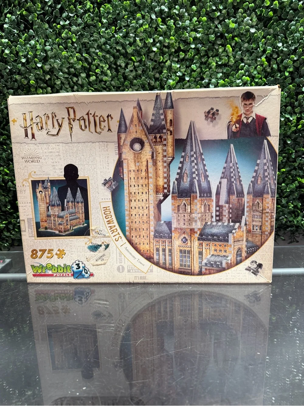 Harry Potter Hogwarts 3D Puzzle - 875 Piece - Tan & Blue